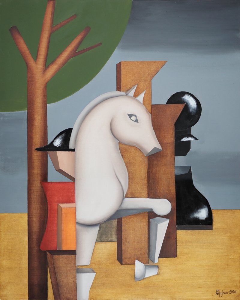 Strategický šachový jezdec od Alexander Trifonov