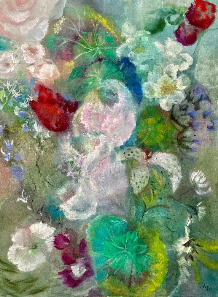 Zářivé květy v zahradě od Alexandra Higgins