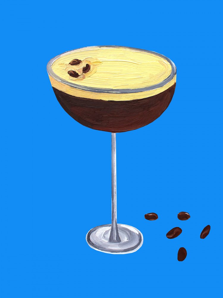 Espresso Martini Blue od Alice Straker
