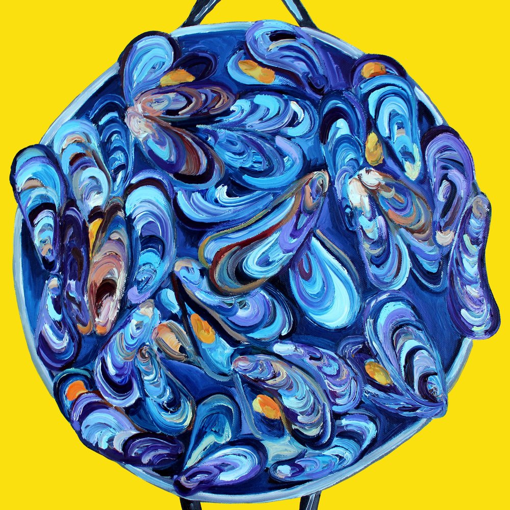 Svěží modré mušle od Alice Straker