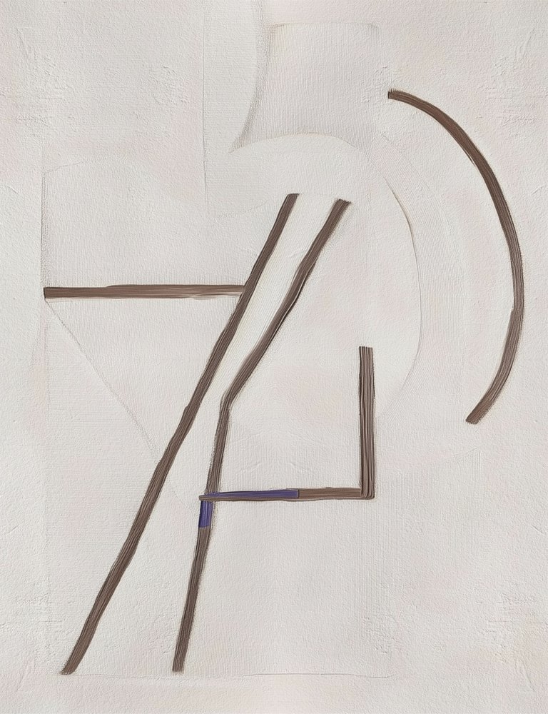 Abstraktní geometrická kompozice od Alma