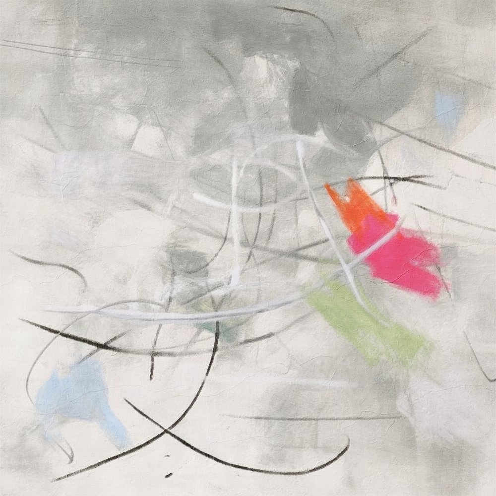 Barevný abstraktní proud od Alma