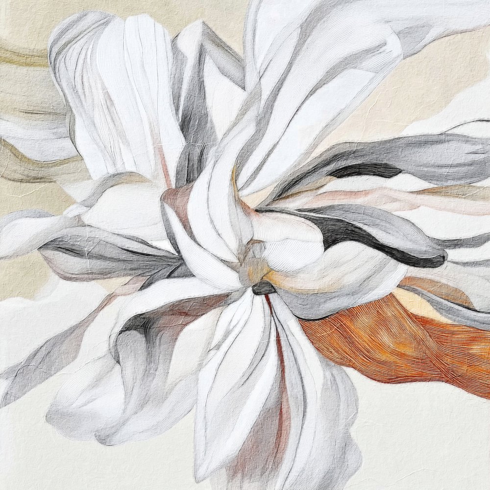 Elegantní vlnící se květina od Alma