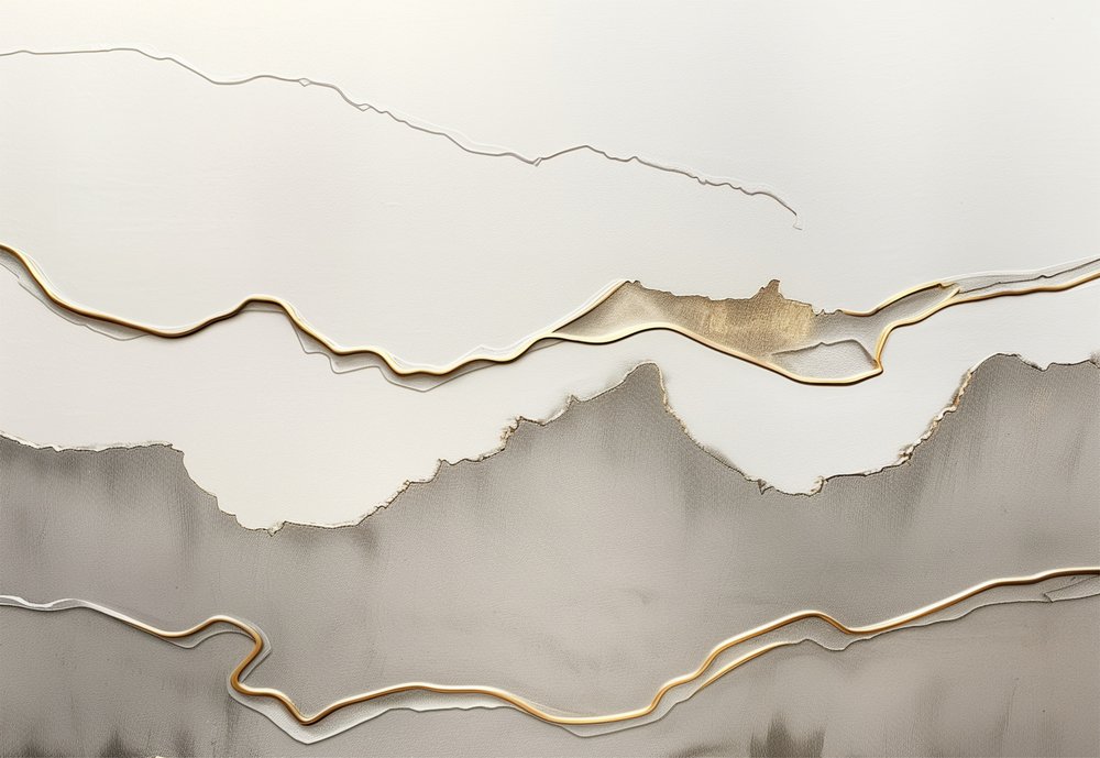 Zlatá vrstvená krajina od Alma