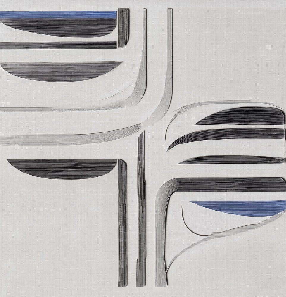 Moderní modrošedý proud od Alma