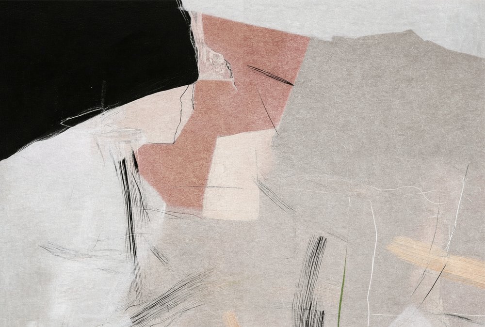 Tlumená abstraktní kompozice od Alma