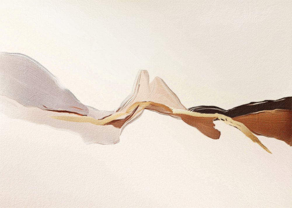 Klidný abstraktní proud od Alma