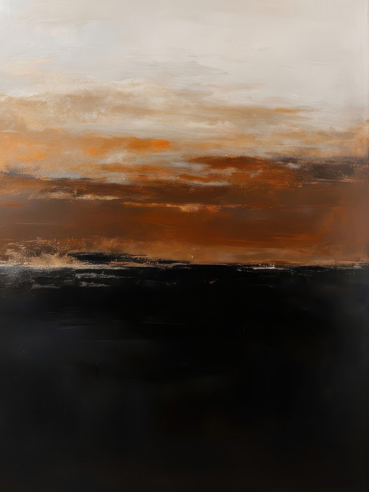 Dramatický oranžový horizont od Alpenglow Workshop