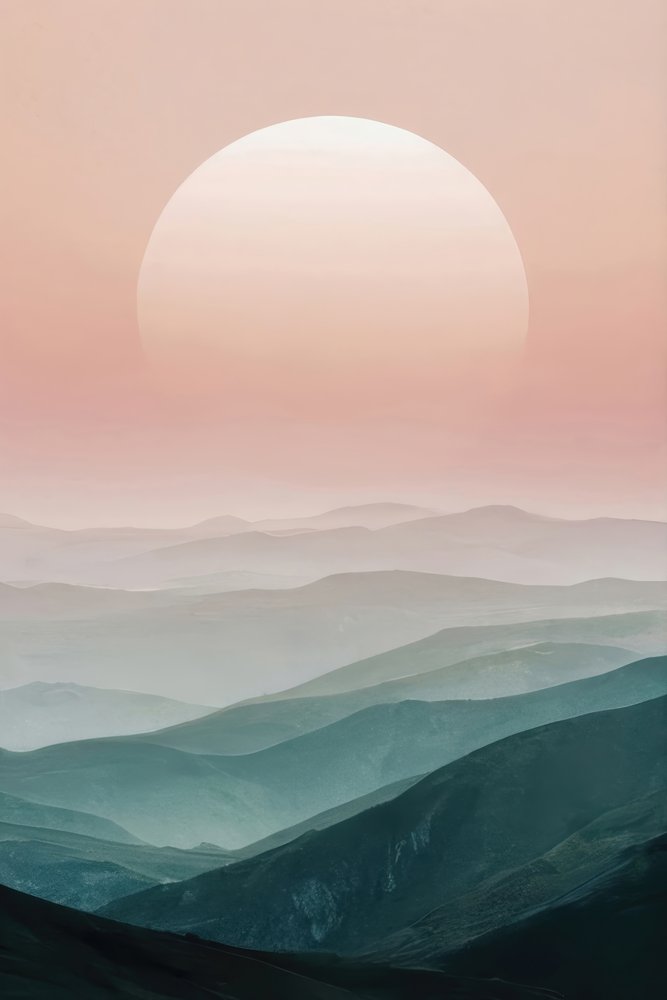 Pastelový horský horizont od Alpenglow Workshop