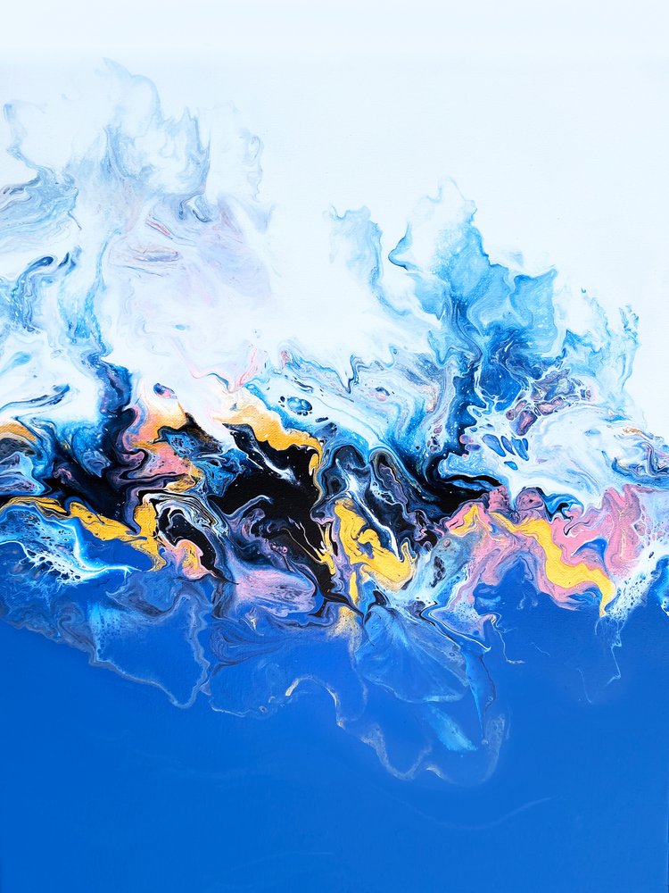 Abstraktní oceánské proudění od Alyson Storms