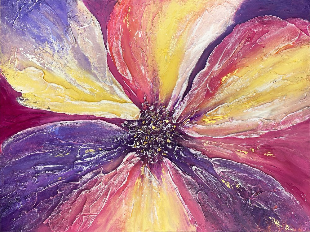 Zářivá zlatá květina od Alyson Storms