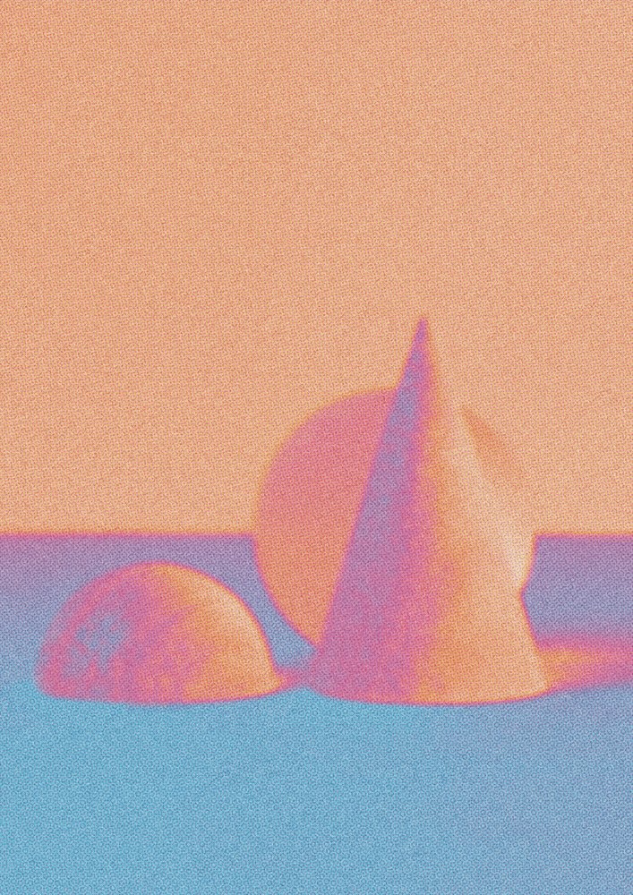 Záhadné geometrické tvary od Amy Louise Baker