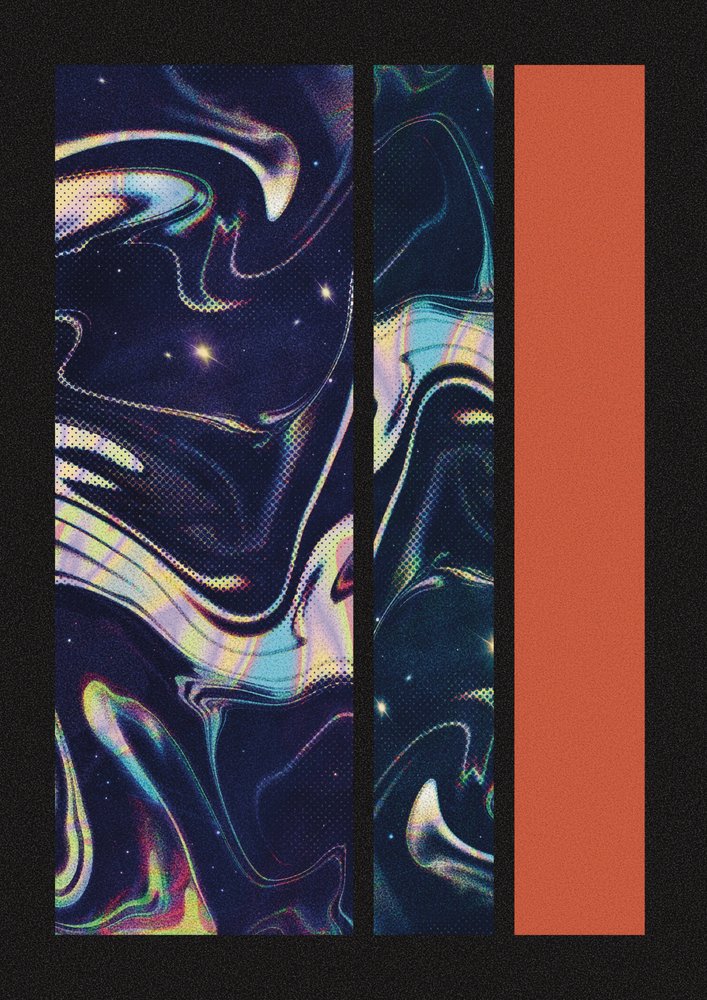 Galaxy Color Block od Amy Louise Baker