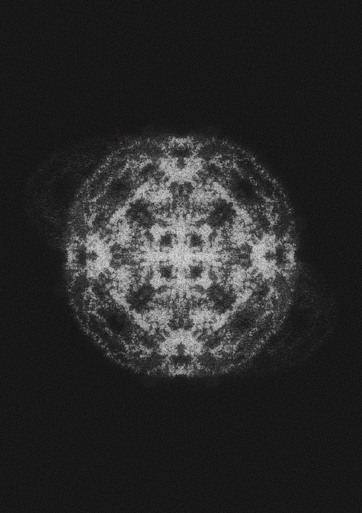 Zářící abstraktní koule od Amy Louise Baker