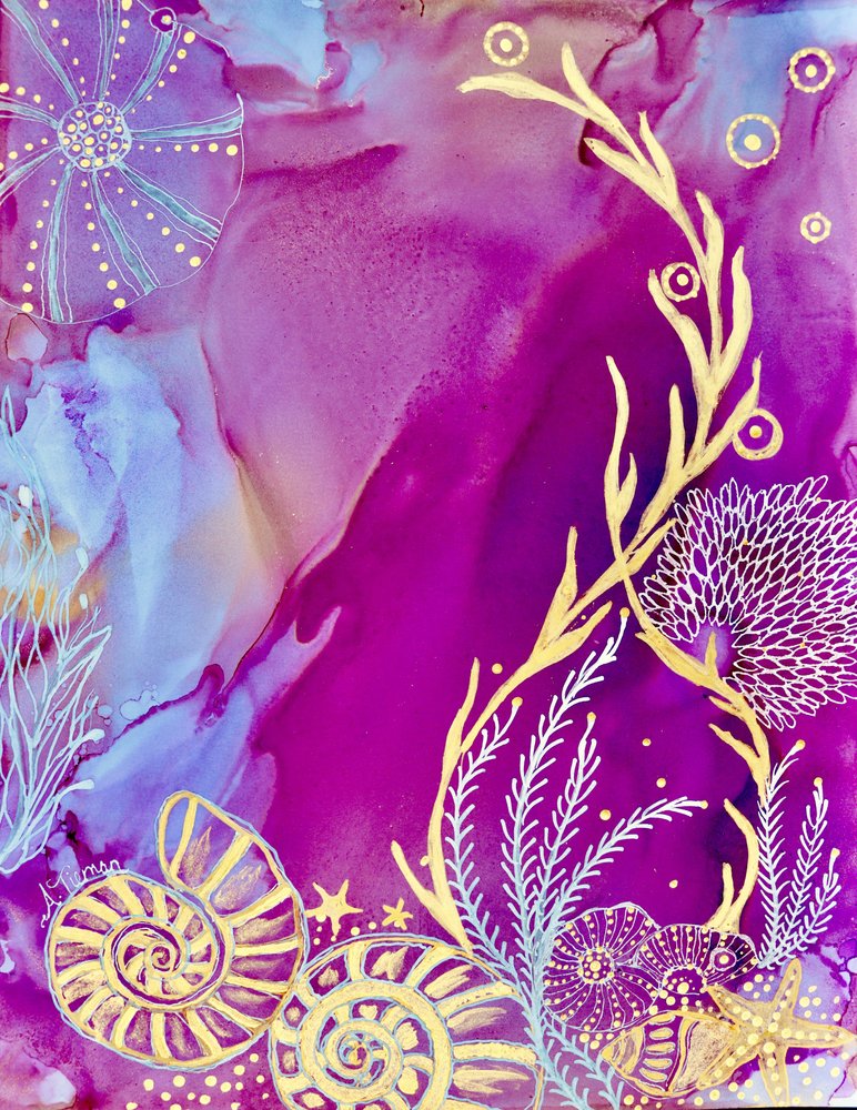 Šperky Golden Ocean od Amy Tieman