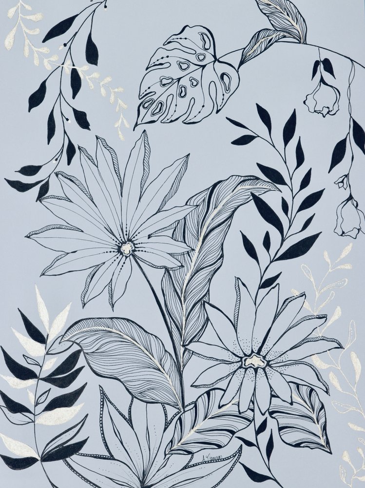 Klidná tropická zeleň od Amy Tieman