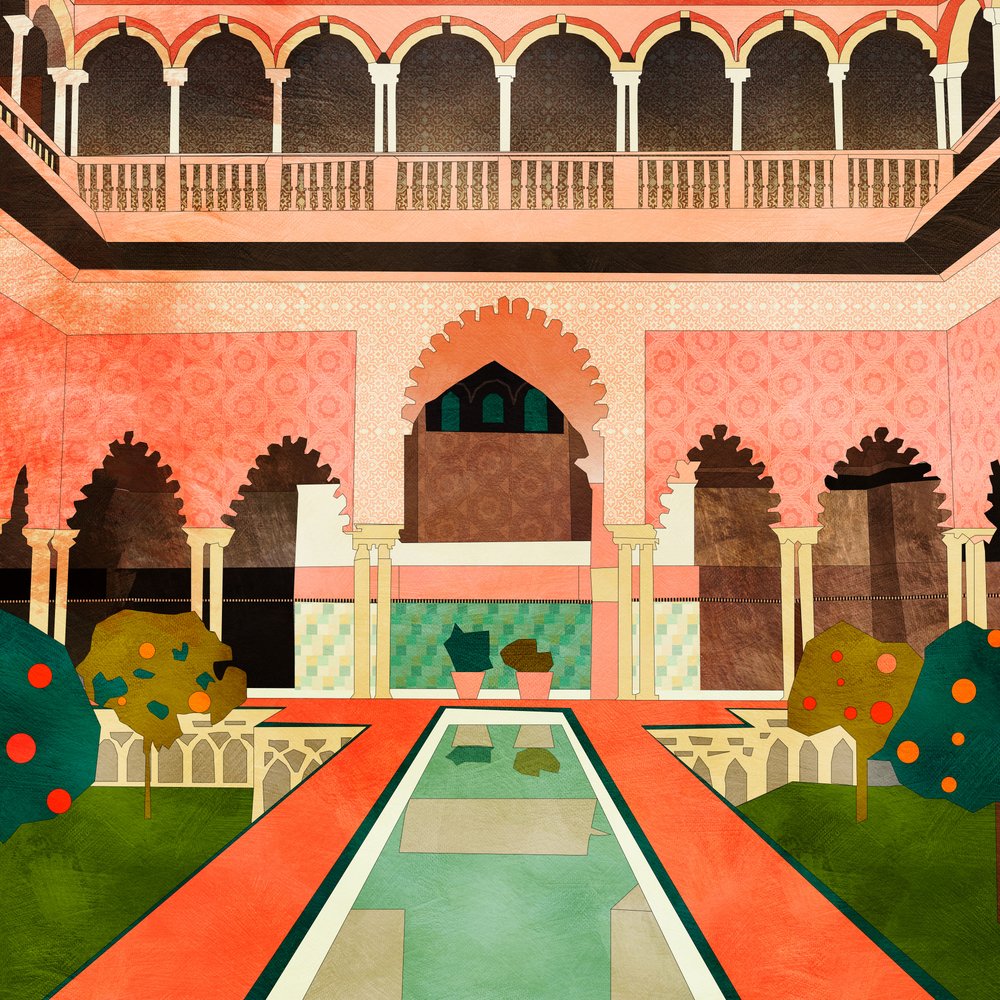 Alhambra, Granada, Španělsko od Ana Rut Bre