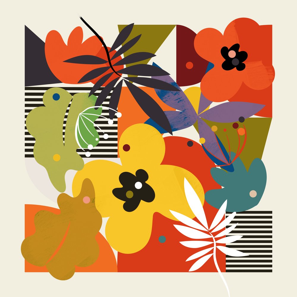 Kruhy – minimalistická květina od Ana Rut Bre