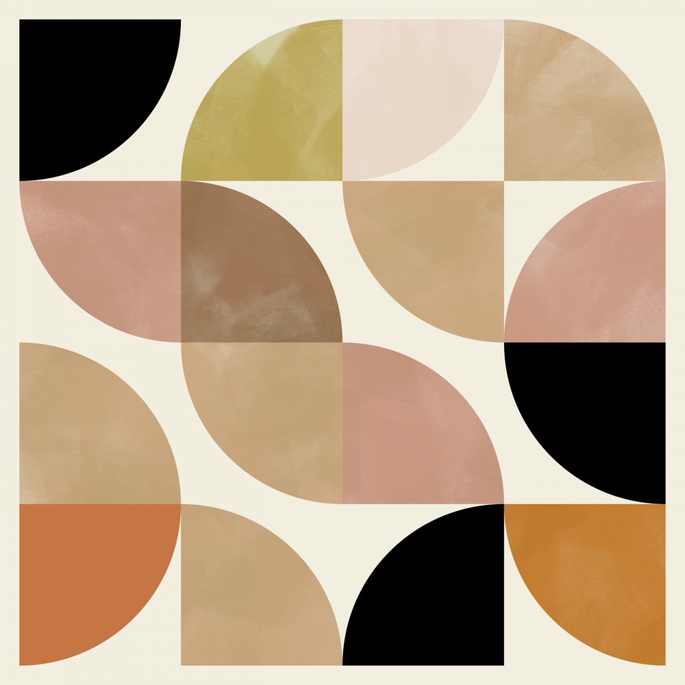 Circles 19. listopadu  Béžové čtvrtiny Circles od Ana Rut Bre