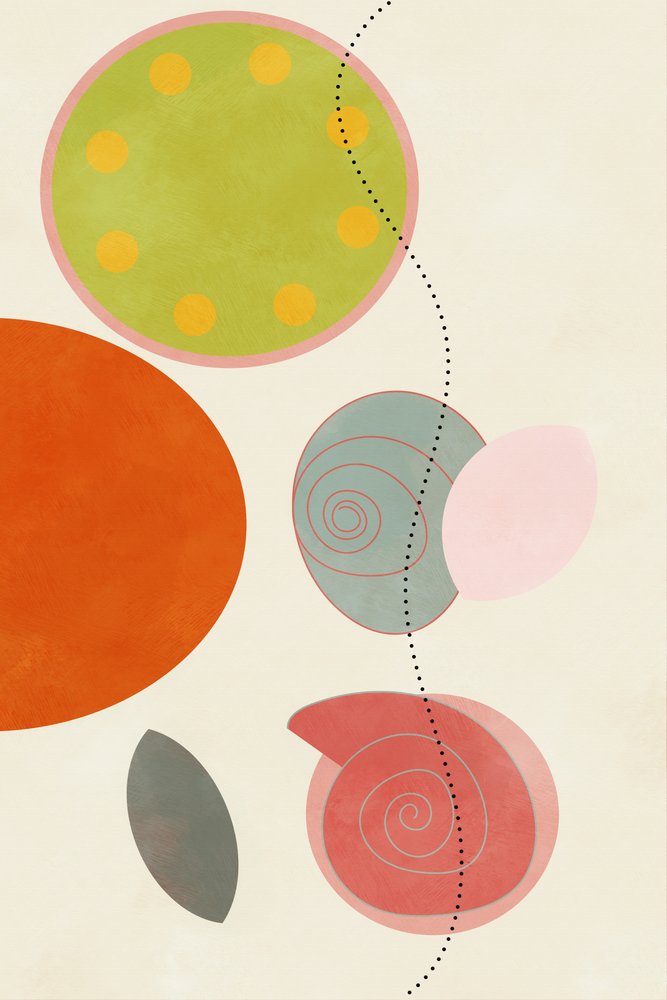 Příjemné barvy Hilma 1 od Ana Rut Bre