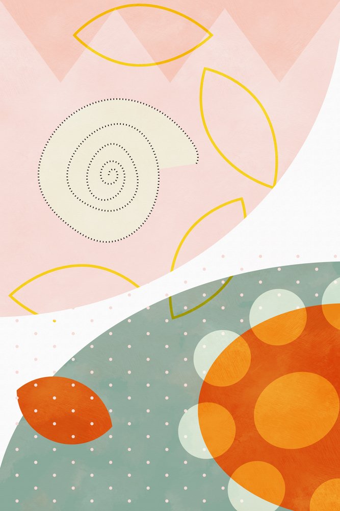 Příjemné barvy Hilma 4 od Ana Rut Bre