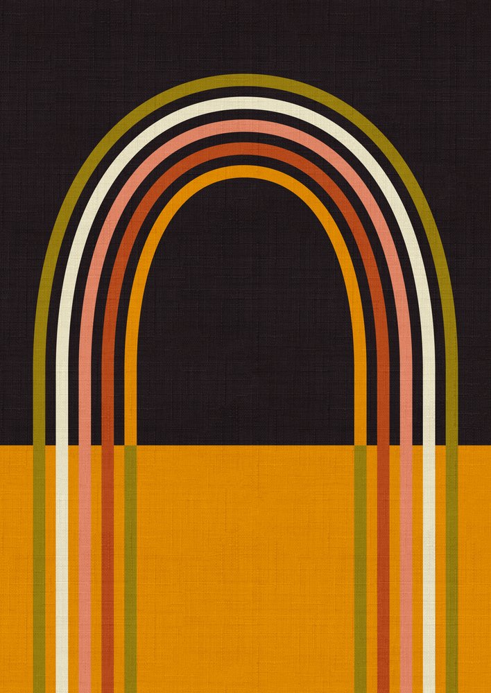 Geo Shapes Podzim 2021 Duhový oblouk od Ana Rut Bre