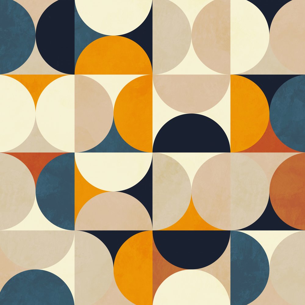 Geometry New12 světle modrá od Ana Rut Bre