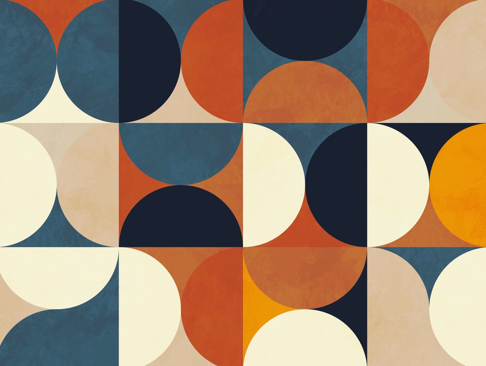 Geometrie New12 hnědá od Ana Rut Bre