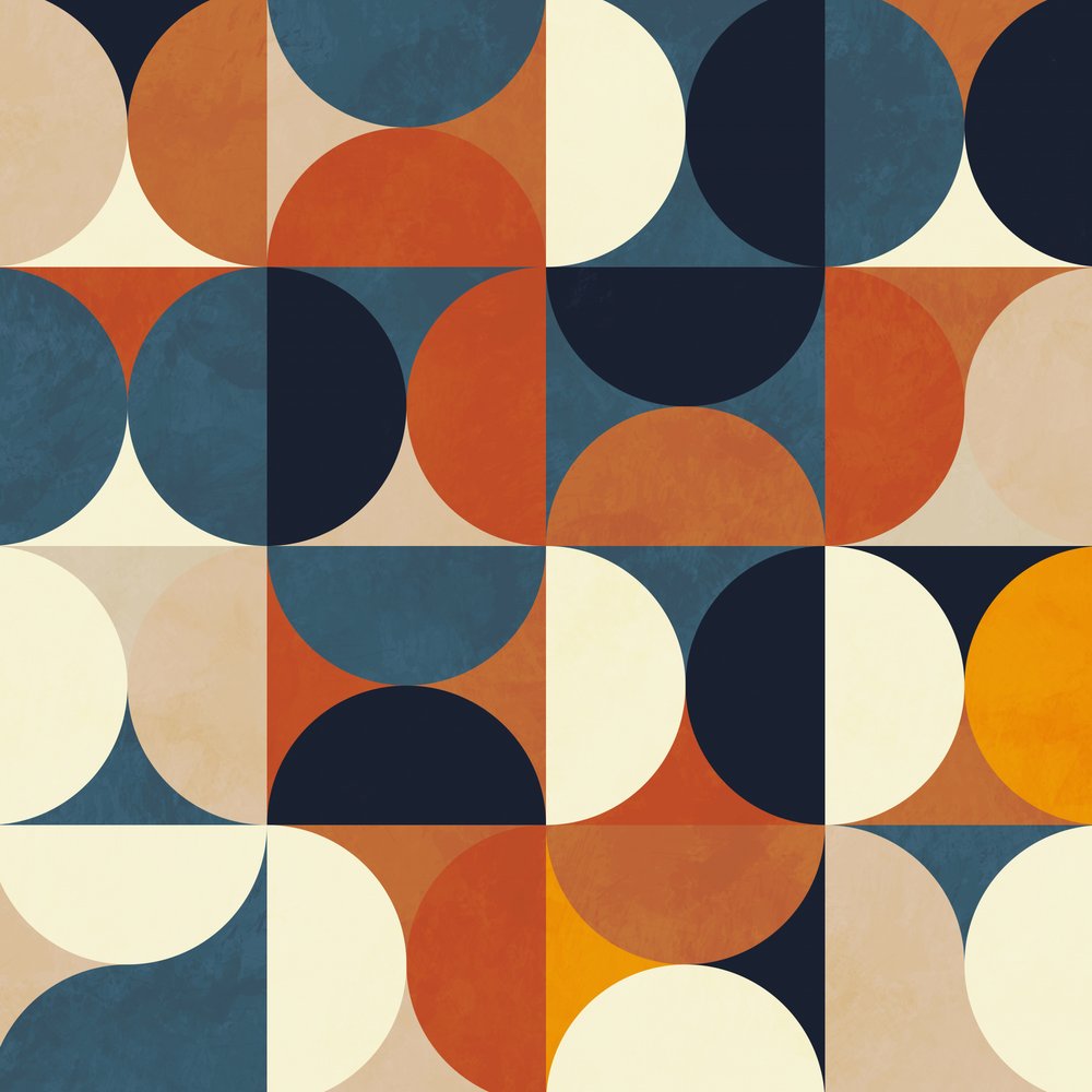 Geometrie New12 hnědá od Ana Rut Bre