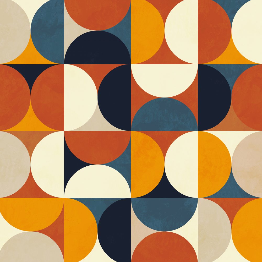 Geometrie New12 Rougeatre od Ana Rut Bre