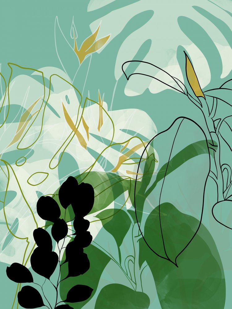 Řada Leaves Boho2 od Ana Rut Bre