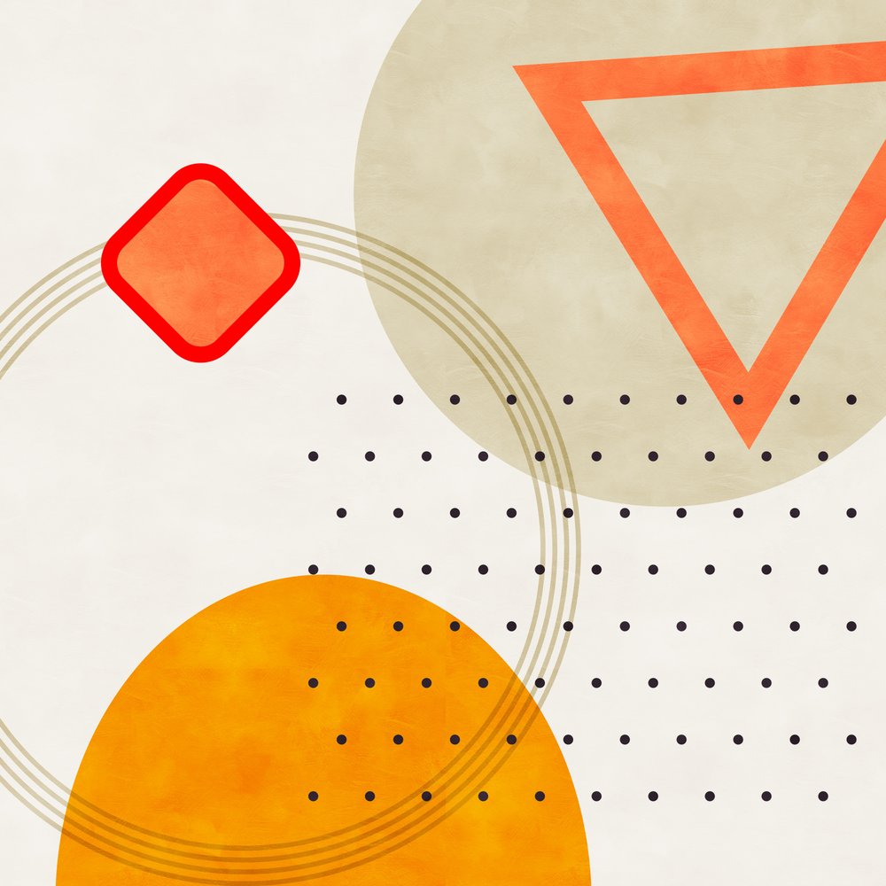 Geometrie ve stylu Bauhausu 3 od Ana Rut Bre