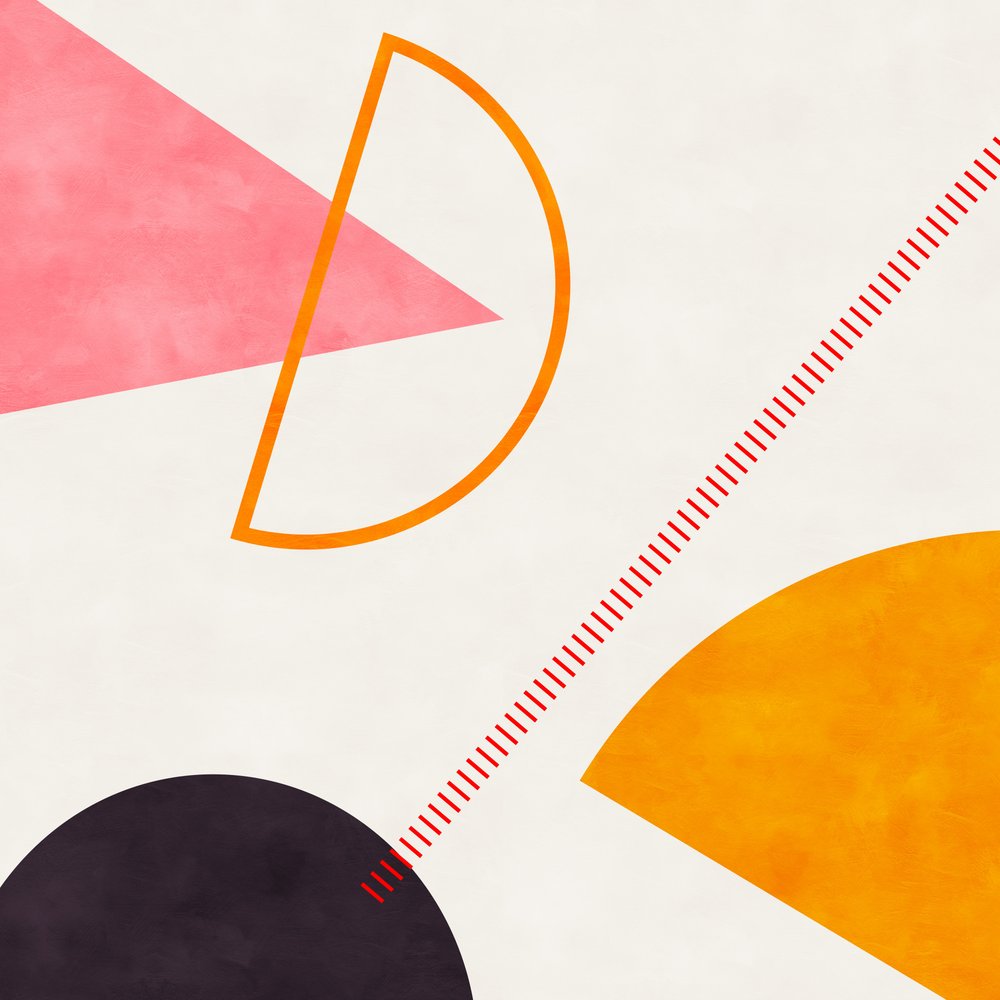 Geometrie ve stylu Bauhausu 4 od Ana Rut Bre