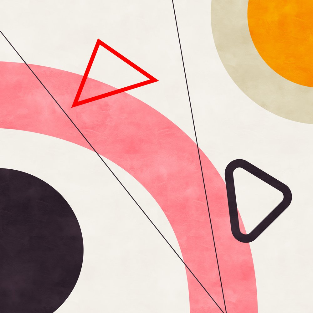 Geometrie ve stylu Bauhausu 5 od Ana Rut Bre