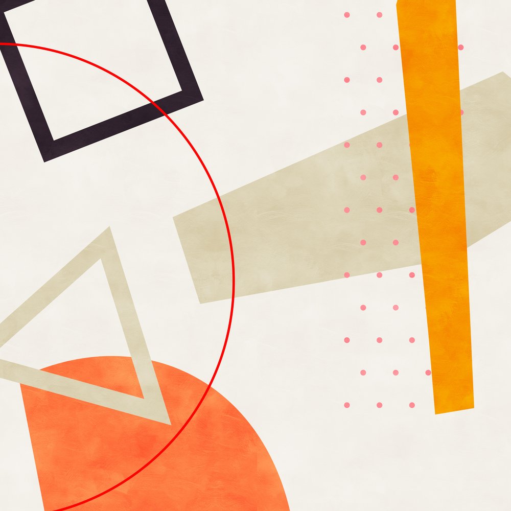 Geometrie ve stylu Bauhausu 6 od Ana Rut Bre