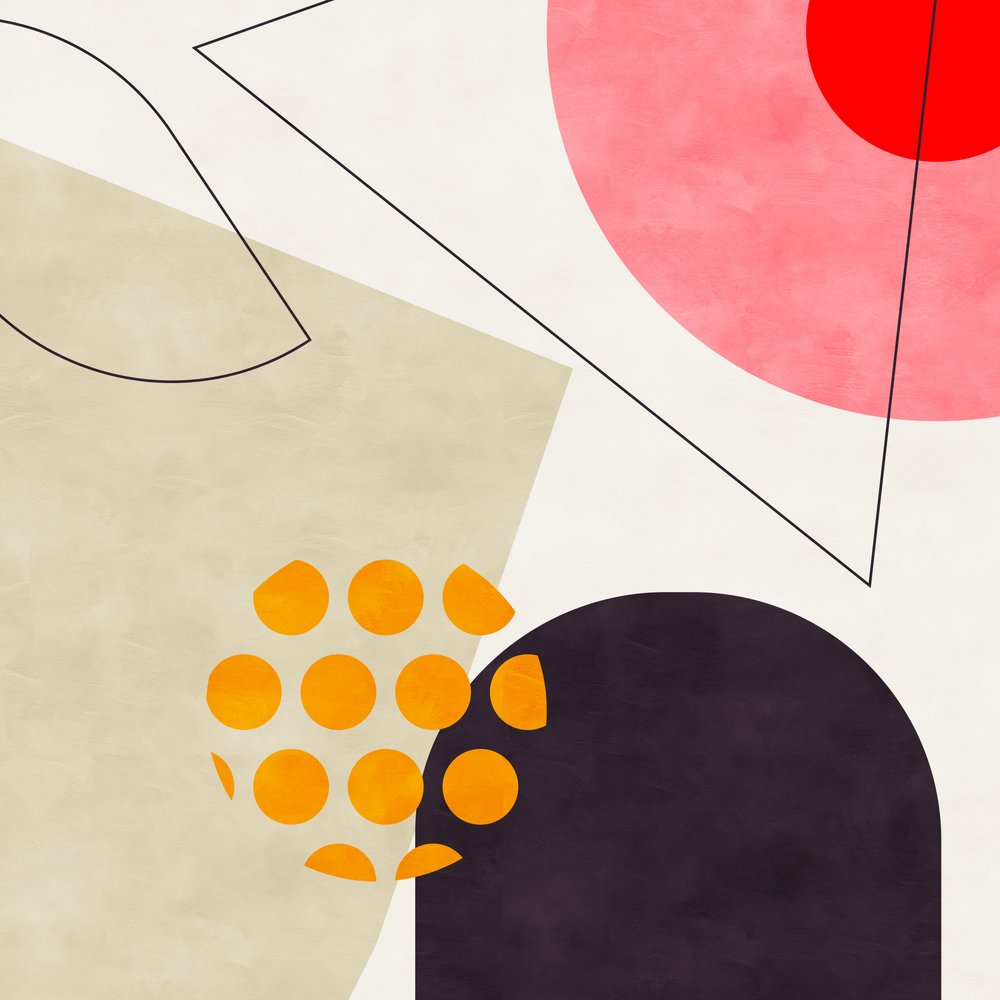 Mid Bauhaus Geometry 8 Kopie od Ana Rut Bre