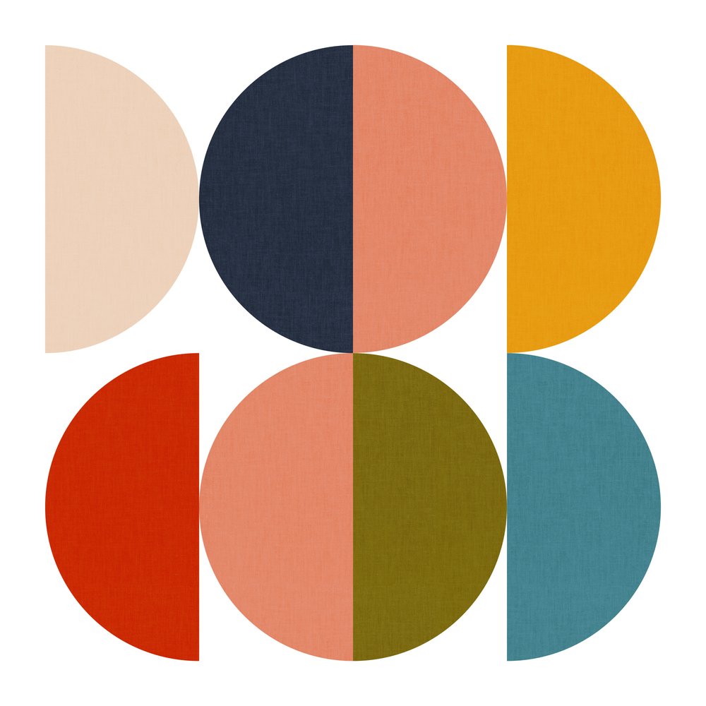 Geometrická hra barev z poloviny století 1 od Ana Rut Bre