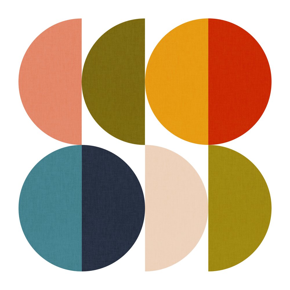 Geometrická hra barev z poloviny století 2 od Ana Rut Bre