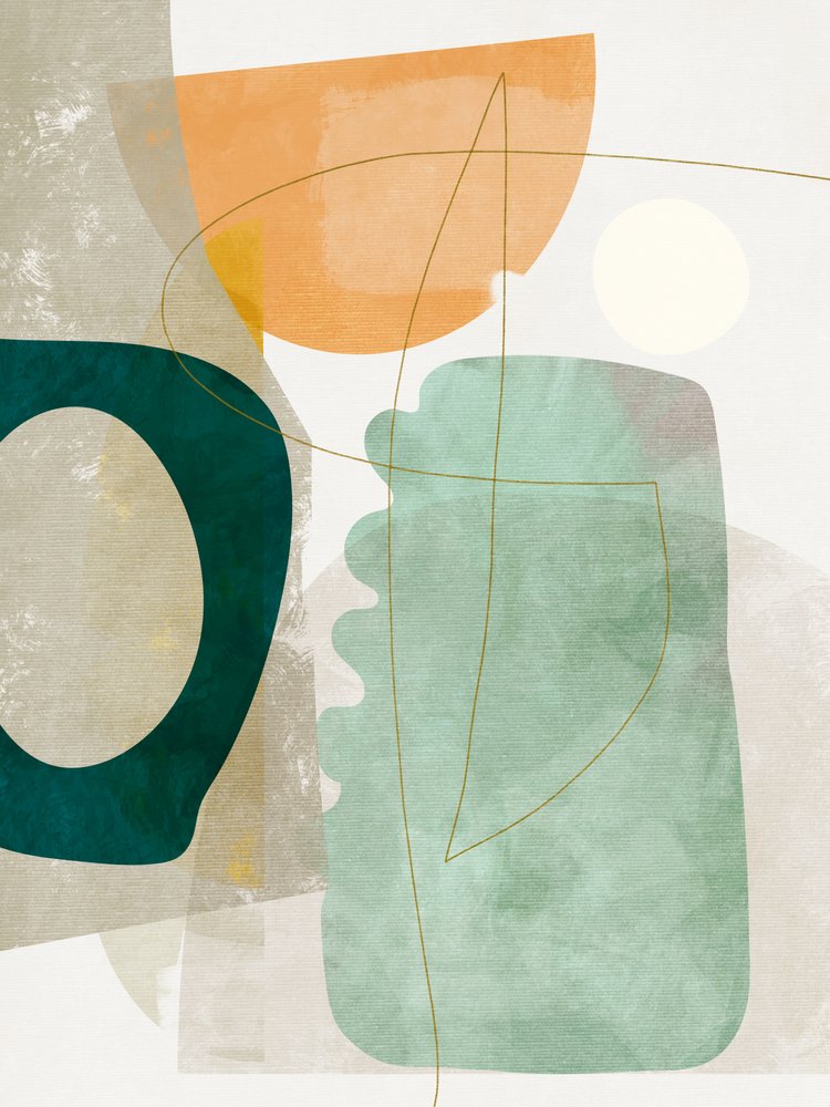 Nature Friendly Terracotta 2 – akvarelová kopie od Ana Rut Bre