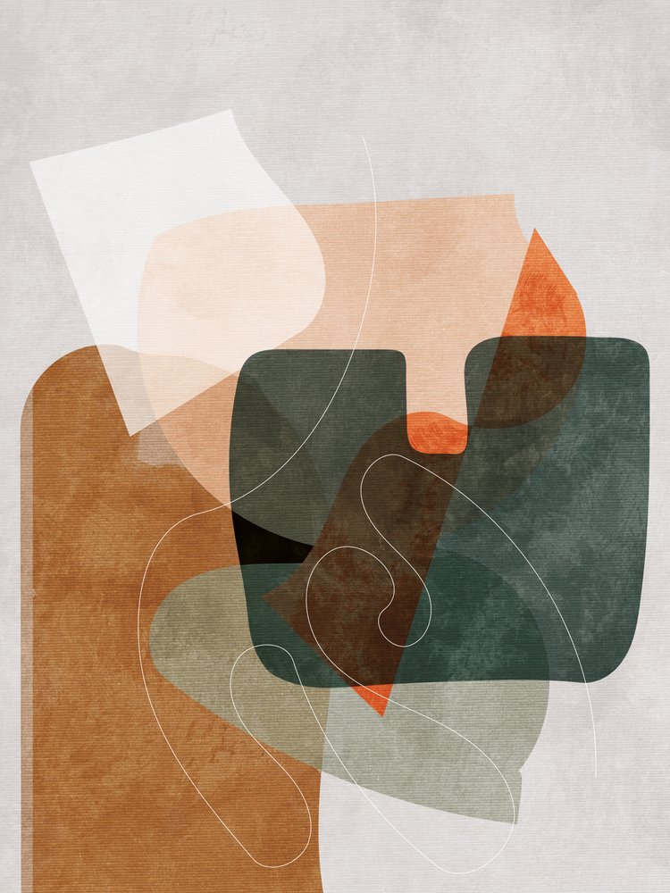 Nature Friendly Terracotta 4 Akvarelová kopie od Ana Rut Bre