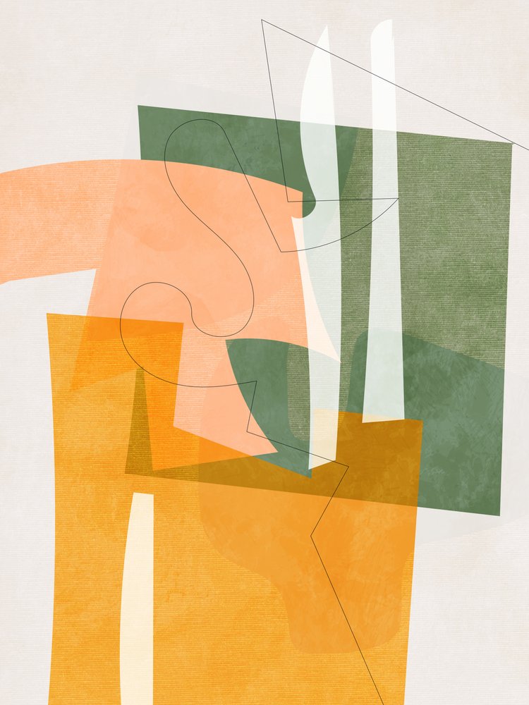 Nature Friendly Terracotta 8 Akvarelová kopie od Ana Rut Bre