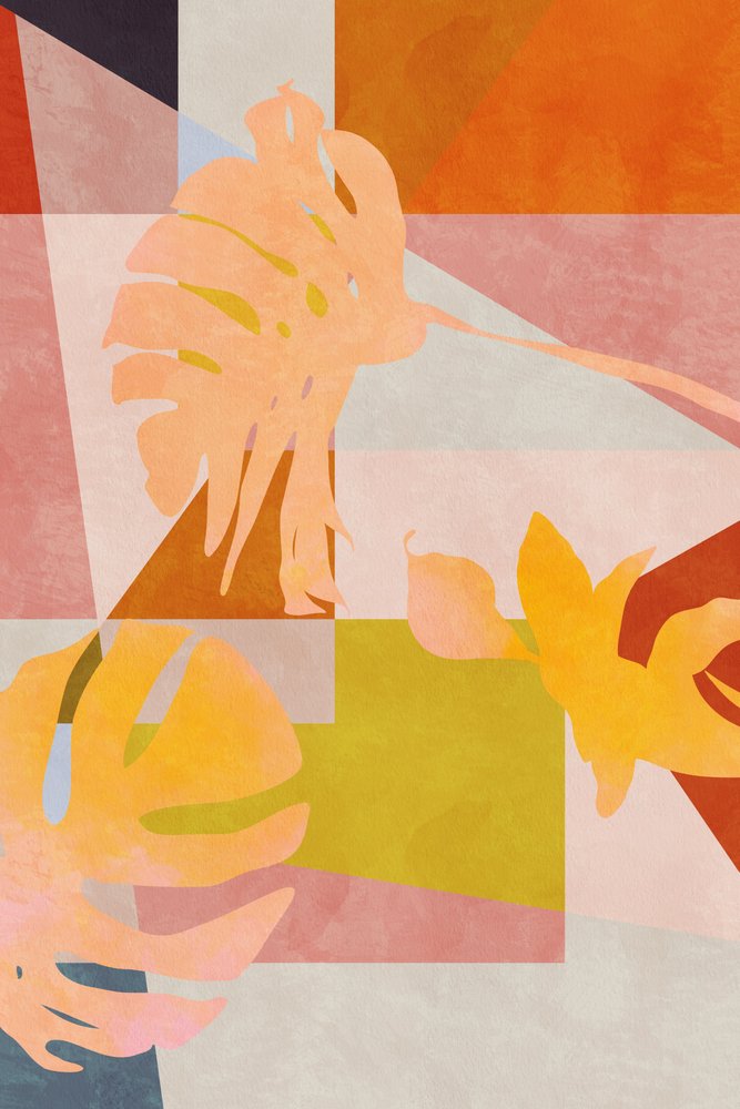 Listy v organickém stylu Bauhaus od Ana Rut Bre