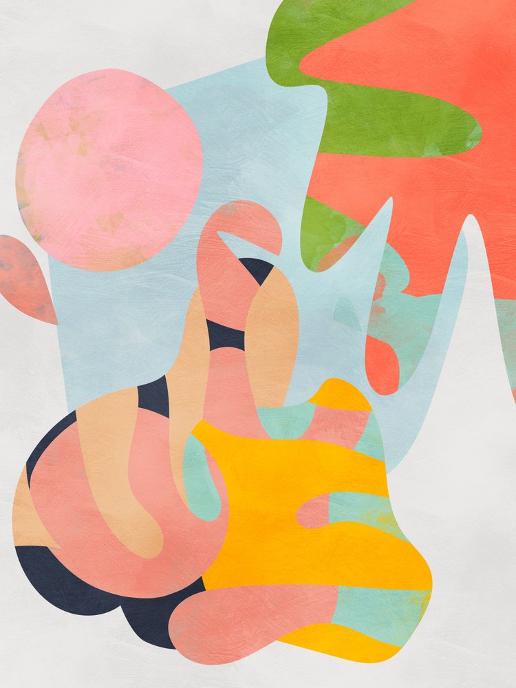 Vystřižený pastelový obrázek od Ana Rut Bre