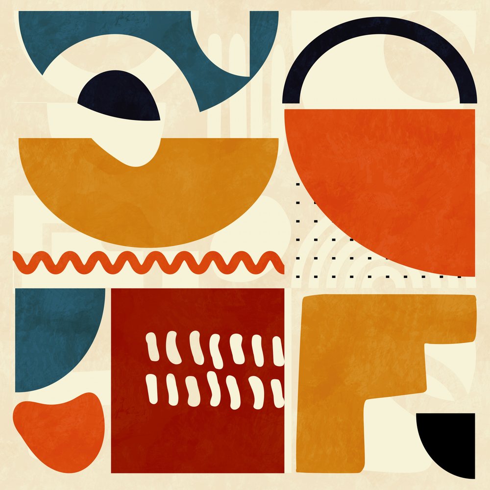 Čtverce Bunt1 od Ana Rut Bre