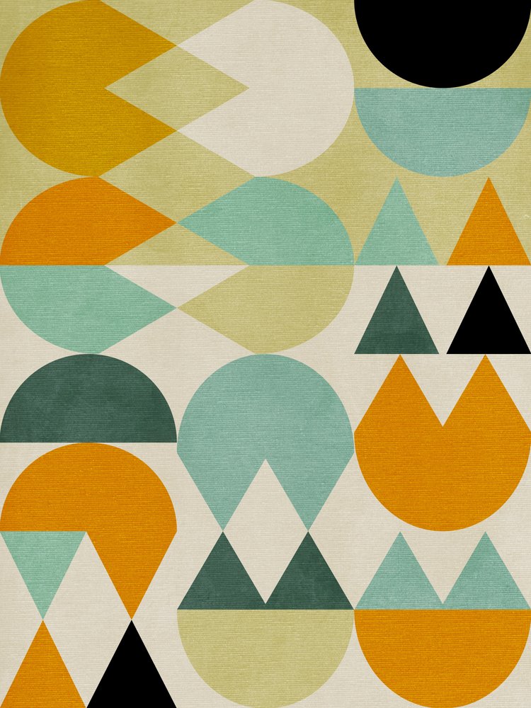 Rainbow Plus Shapes5 od Ana Rut Bre