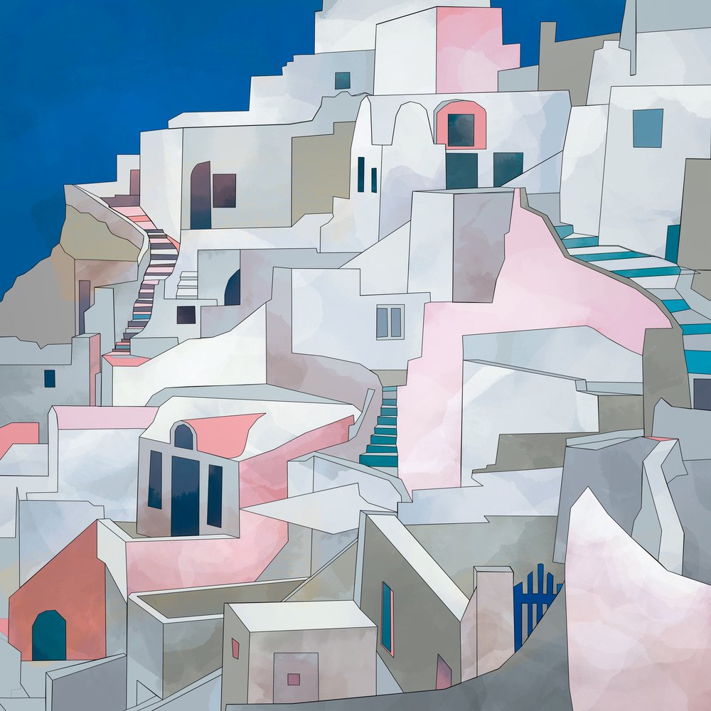 Santorini 7x7 od Ana Rut Bre