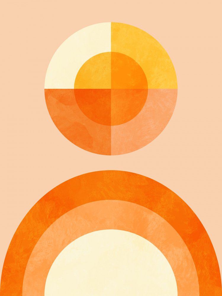 Jarní rapsodie – oranžová 2 od Ana Rut Bre