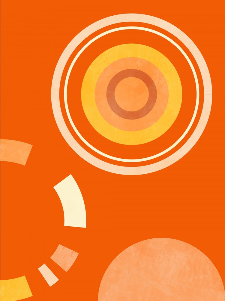 Jarní Mid Rhapsody Orange 4 od Ana Rut Bre