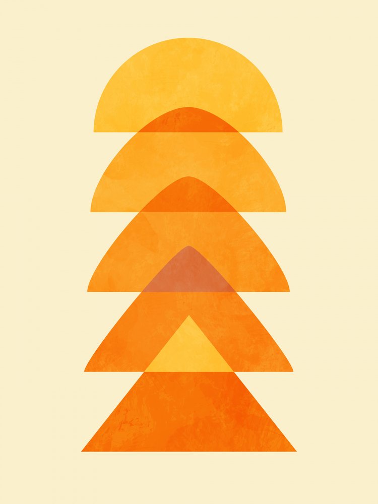 Jarní Mid Rhapsody Orange 5 od Ana Rut Bre