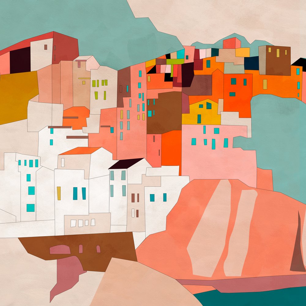 Vernazza 2 od Ana Rut Bre